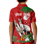 personalised-kangaroo-lover-kid-polo-shirt-australia-merry-christmas-aboriginal