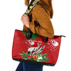 personalised-kangaroo-lover-leather-tote-bag-australia-merry-christmas-aboriginal