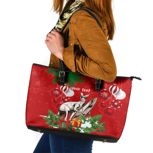 personalised-kangaroo-lover-leather-tote-bag-australia-merry-christmas-aboriginal
