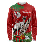 personalised-kangaroo-lover-long-sleeve-shirt-australia-merry-christmas-aboriginal