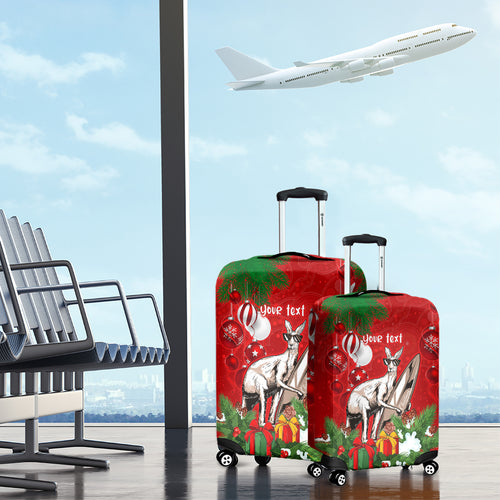 personalised-kangaroo-lover-luggage-cover-australia-merry-christmas-aboriginal