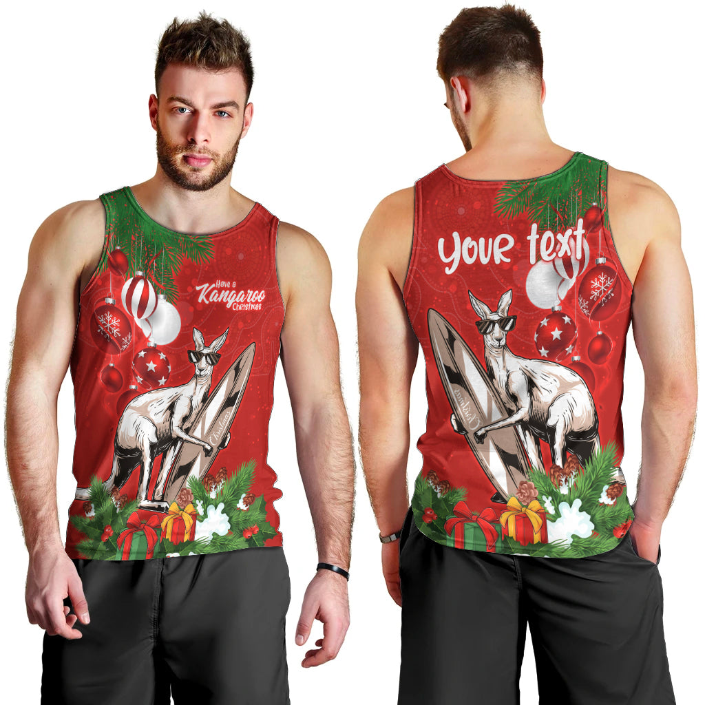 personalised-kangaroo-lover-men-tank-top-australia-merry-christmas-aboriginal
