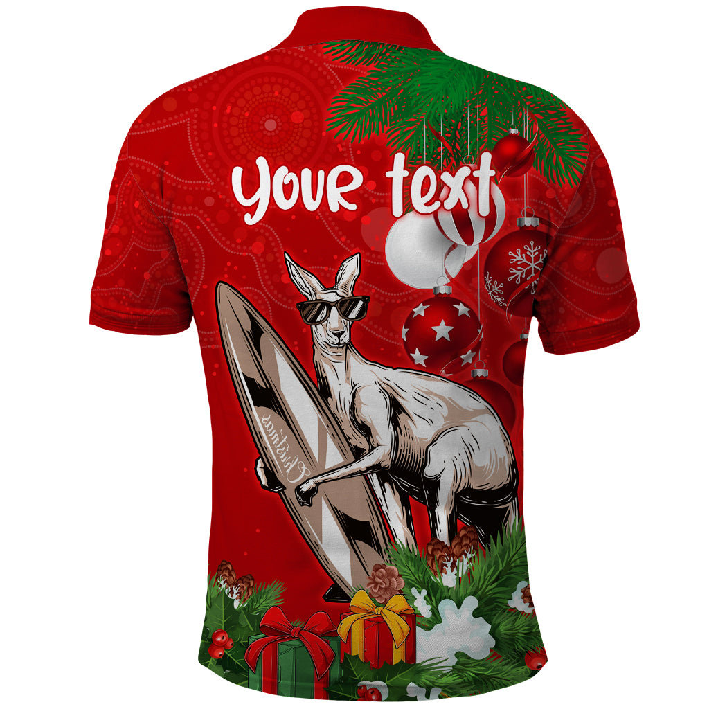 personalised-kangaroo-lover-polo-shirt-australia-merry-christmas-aboriginal