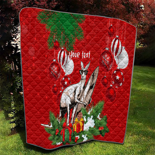 personalised-kangaroo-lover-quilt-australia-merry-christmas-aboriginal
