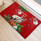 personalised-kangaroo-lover-rubber-doormat-australia-merry-christmas-aboriginal
