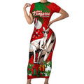personalised-kangaroo-lover-short-sleeve-bodycon-dress-australia-merry-christmas-aboriginal