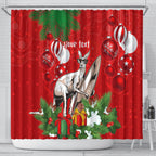 personalised-kangaroo-lover-shower-curtain-australia-merry-christmas-aboriginal