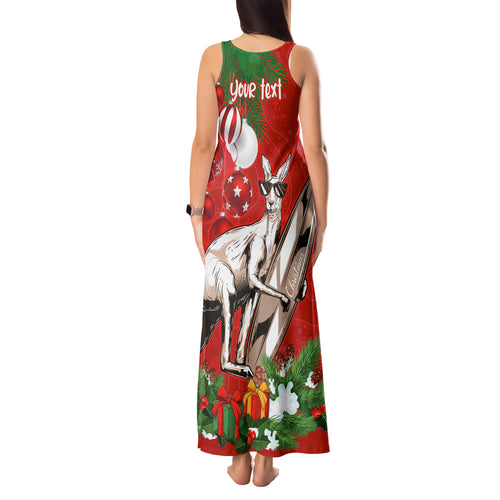 personalised-kangaroo-lover-tank-maxi-dress-australia-merry-christmas-aboriginal