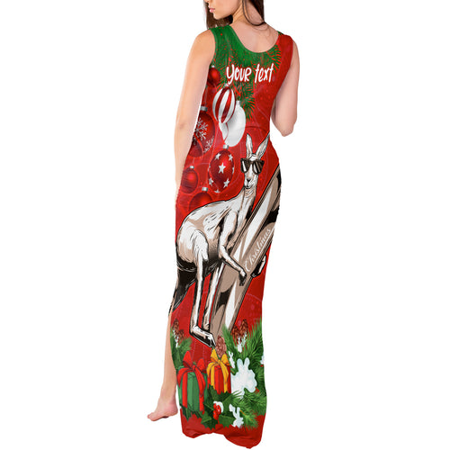 personalised-kangaroo-lover-tank-maxi-dress-australia-merry-christmas-aboriginal