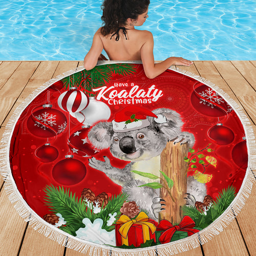 koala-lover-beach-blanket-australia-merry-christmas-aboriginal