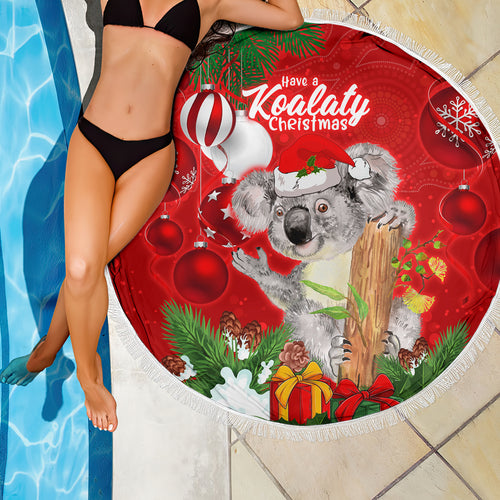koala-lover-beach-blanket-australia-merry-christmas-aboriginal