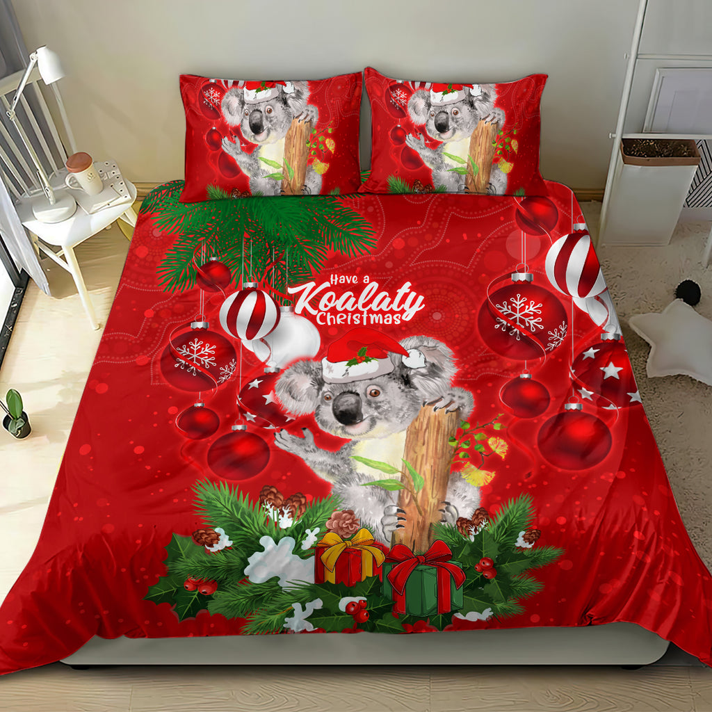 koala-lover-bedding-set-australia-merry-christmas-aboriginal