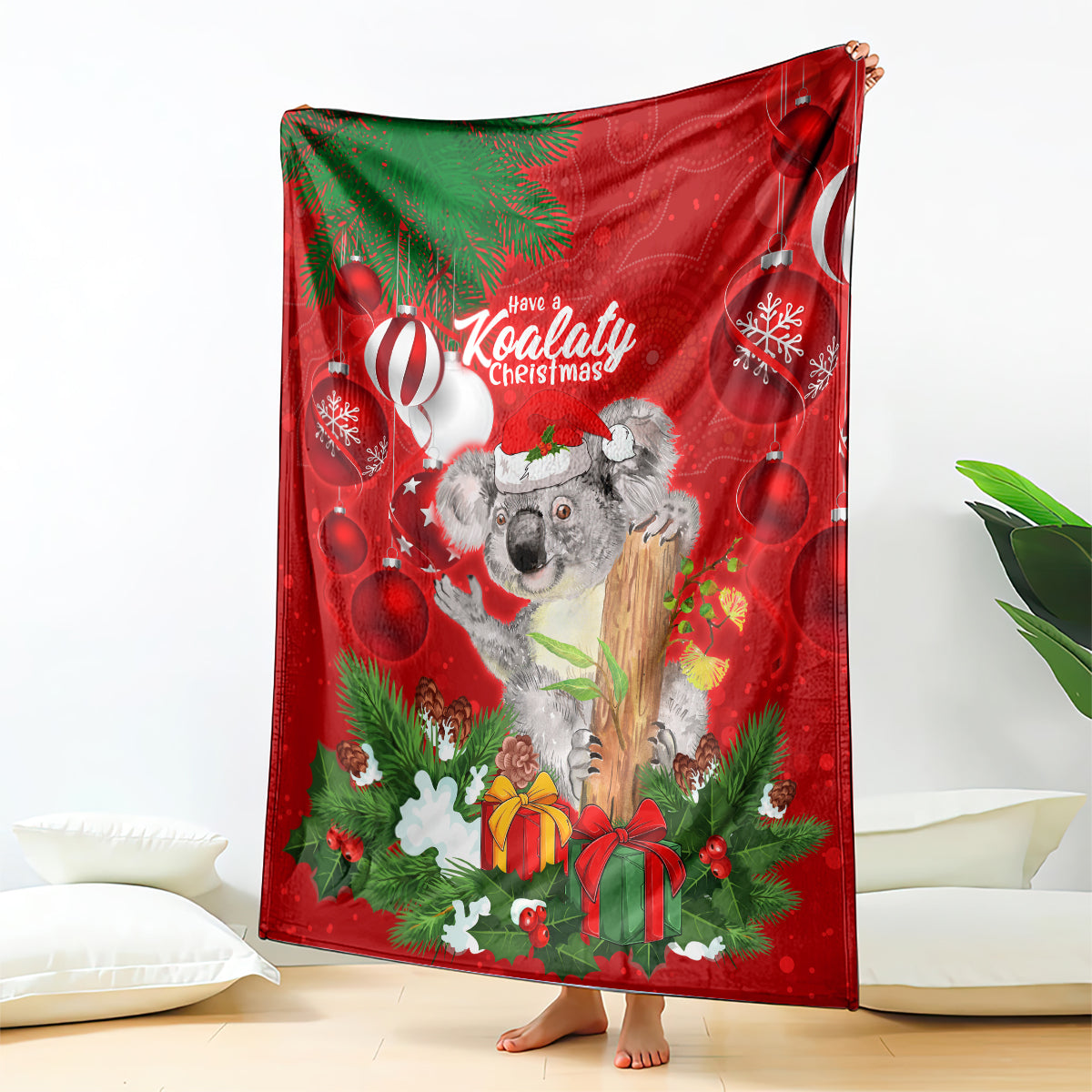 koala-lover-blanket-australia-merry-christmas-aboriginal