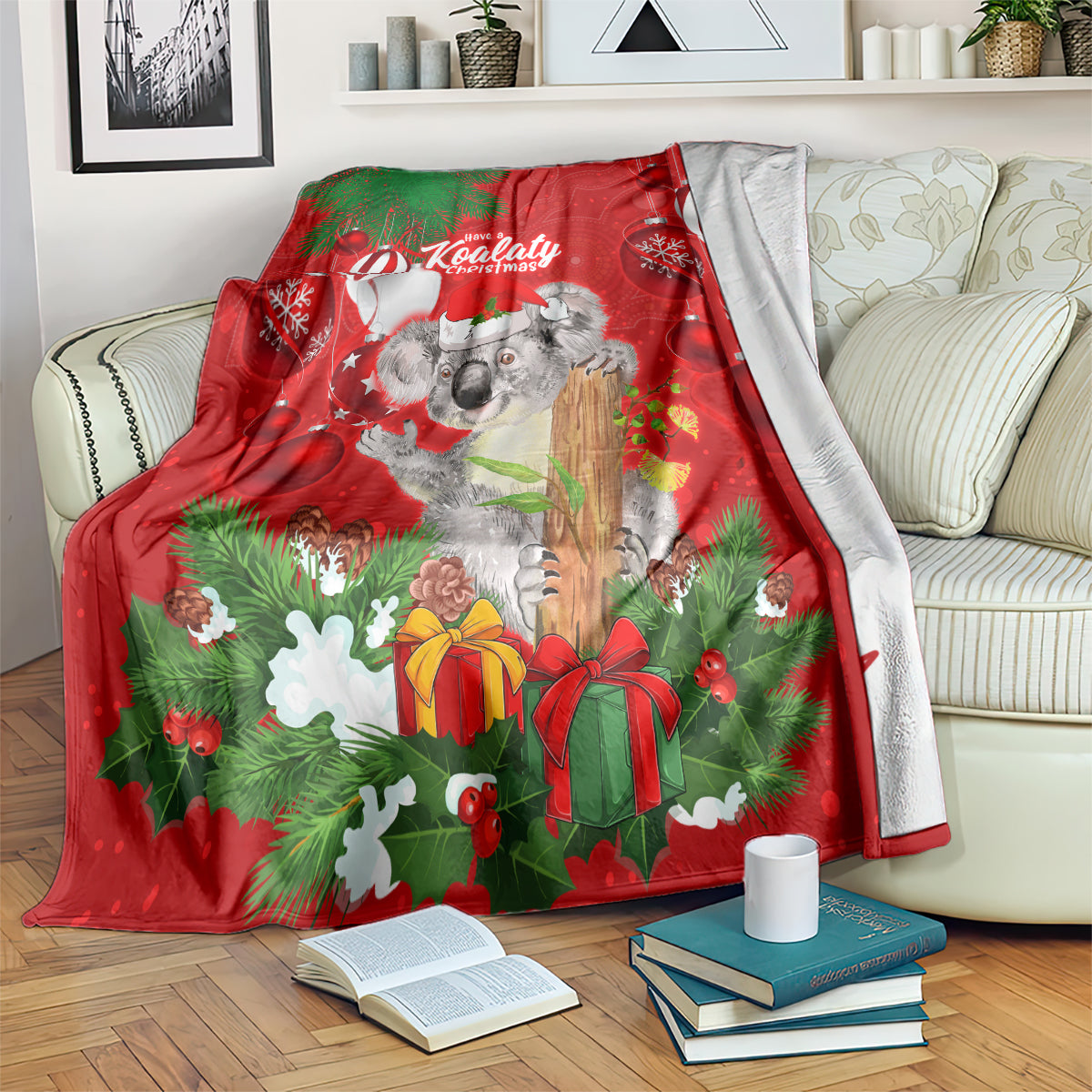 koala-lover-blanket-australia-merry-christmas-aboriginal