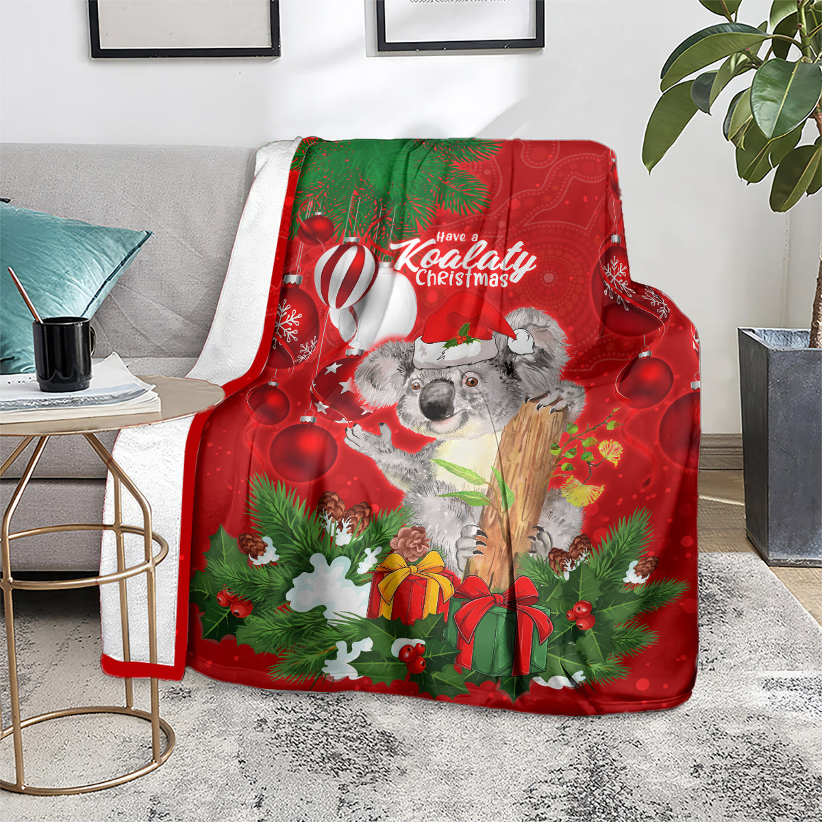 koala-lover-blanket-australia-merry-christmas-aboriginal