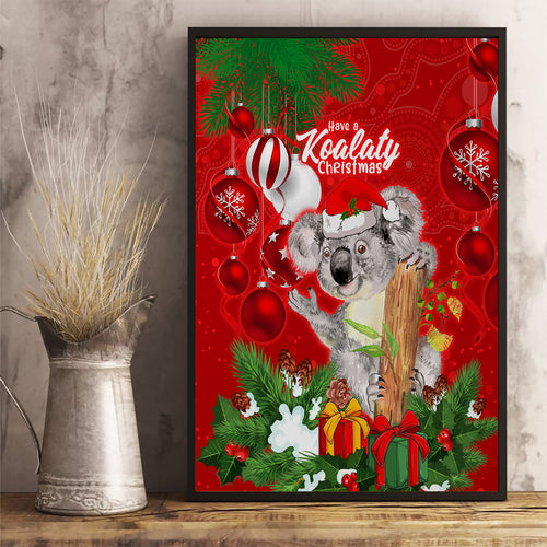 koala-lover-canvas-wall-art-australia-merry-christmas-aboriginal