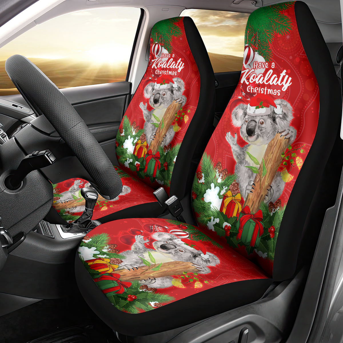 koala-lover-car-seat-cover-australia-merry-christmas-aboriginal