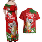 koala-lover-couples-matching-off-shoulder-maxi-dress-and-hawaiian-shirt-australia-merry-christmas-aboriginal