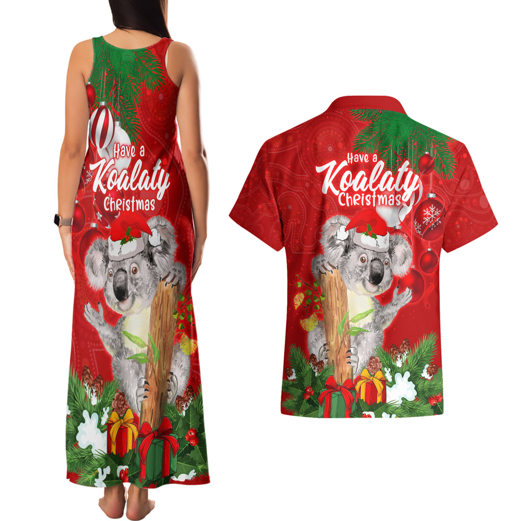 koala-lover-couples-matching-tank-maxi-dress-and-hawaiian-shirt-australia-merry-christmas-aboriginal