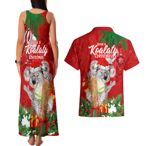 koala-lover-couples-matching-tank-maxi-dress-and-hawaiian-shirt-australia-merry-christmas-aboriginal