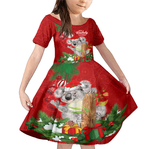 koala-lover-family-matching-mermaid-dress-and-hawaiian-shirt-australia-merry-christmas-aboriginal