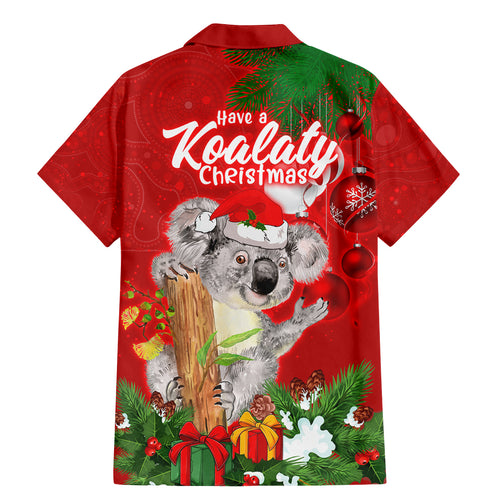 koala-lover-family-matching-mermaid-dress-and-hawaiian-shirt-australia-merry-christmas-aboriginal