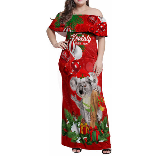 koala-lover-family-matching-off-shoulder-maxi-dress-and-hawaiian-shirt-australia-merry-christmas-aboriginal