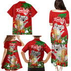 koala-lover-family-matching-puletasi-dress-and-hawaiian-shirt-australia-merry-christmas-aboriginal