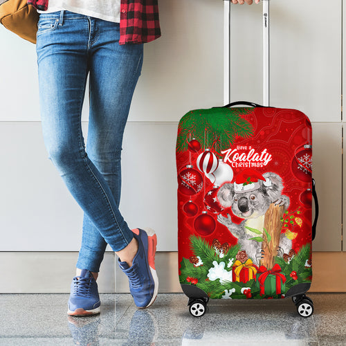 koala-lover-luggage-cover-australia-merry-christmas-aboriginal
