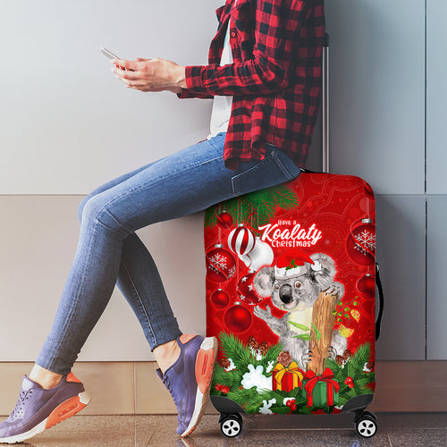koala-lover-luggage-cover-australia-merry-christmas-aboriginal