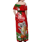 koala-lover-off-shoulder-maxi-dress-australia-merry-christmas-aboriginal