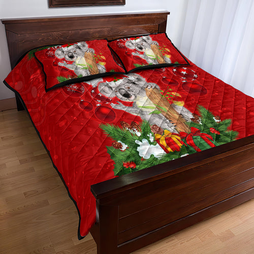 koala-lover-quilt-bed-set-australia-merry-christmas-aboriginal