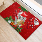 koala-lover-rubber-doormat-australia-merry-christmas-aboriginal
