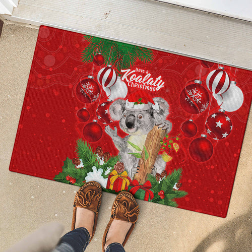 koala-lover-rubber-doormat-australia-merry-christmas-aboriginal