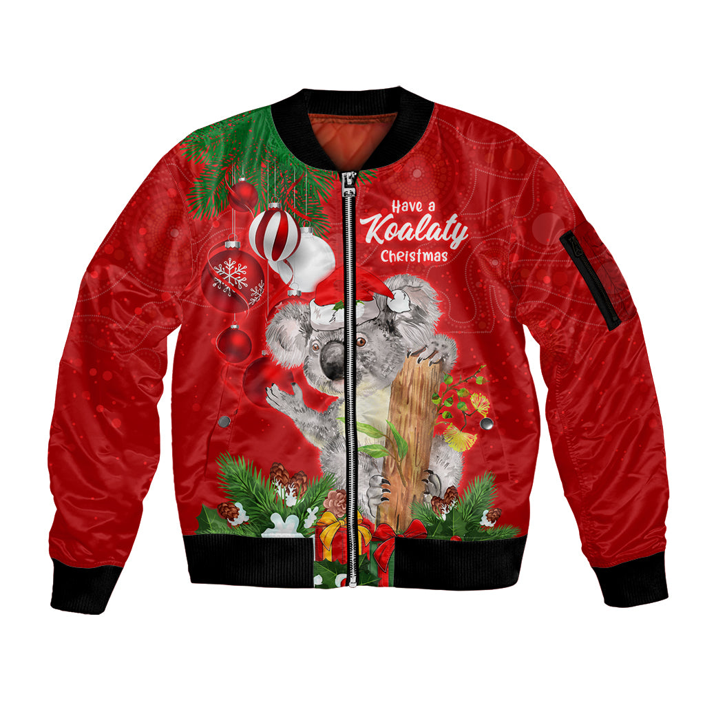 koala-lover-sleeve-zip-bomber-jacket-australia-merry-christmas-aboriginal