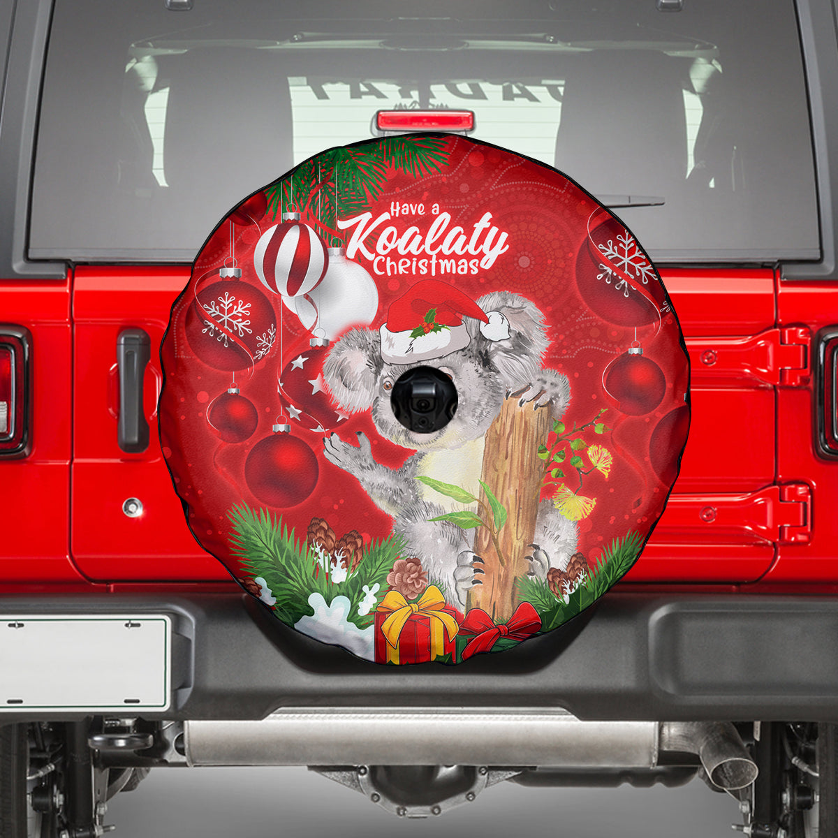 koala-lover-spare-tire-cover-australia-merry-christmas-aboriginal