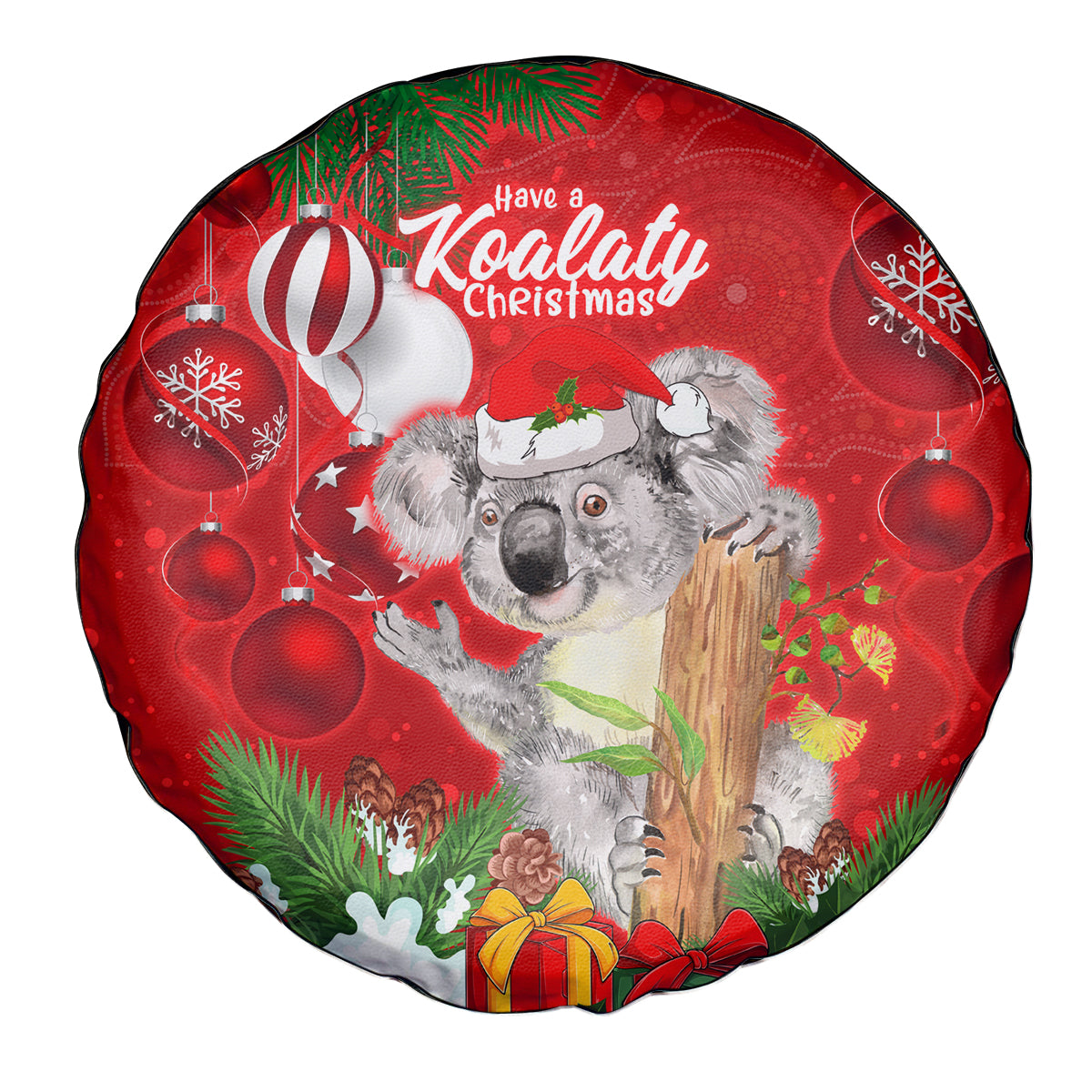 koala-lover-spare-tire-cover-australia-merry-christmas-aboriginal