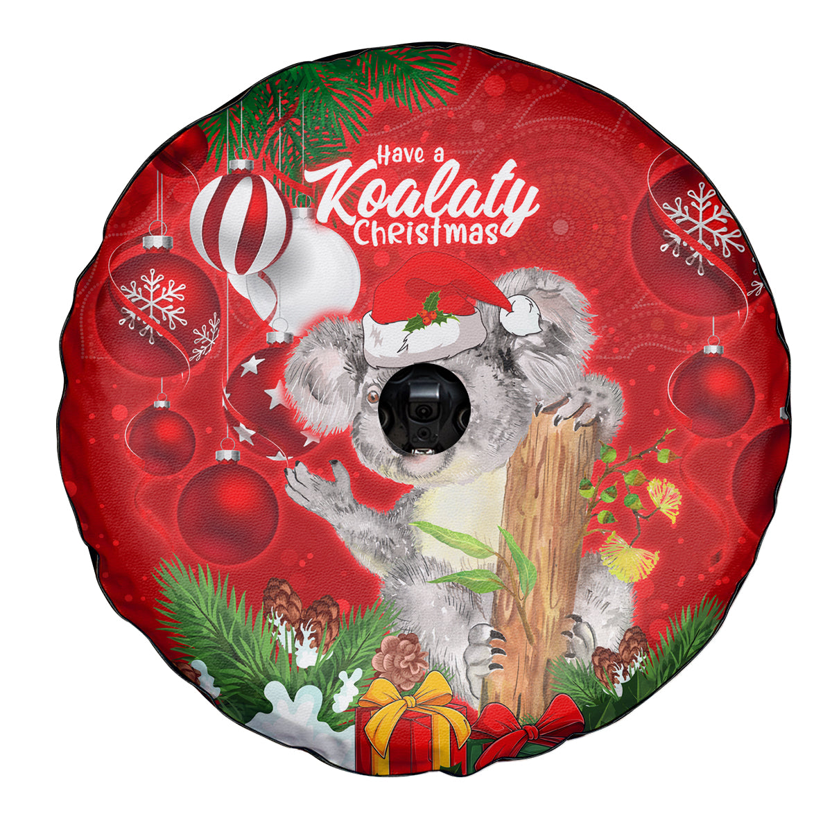 koala-lover-spare-tire-cover-australia-merry-christmas-aboriginal