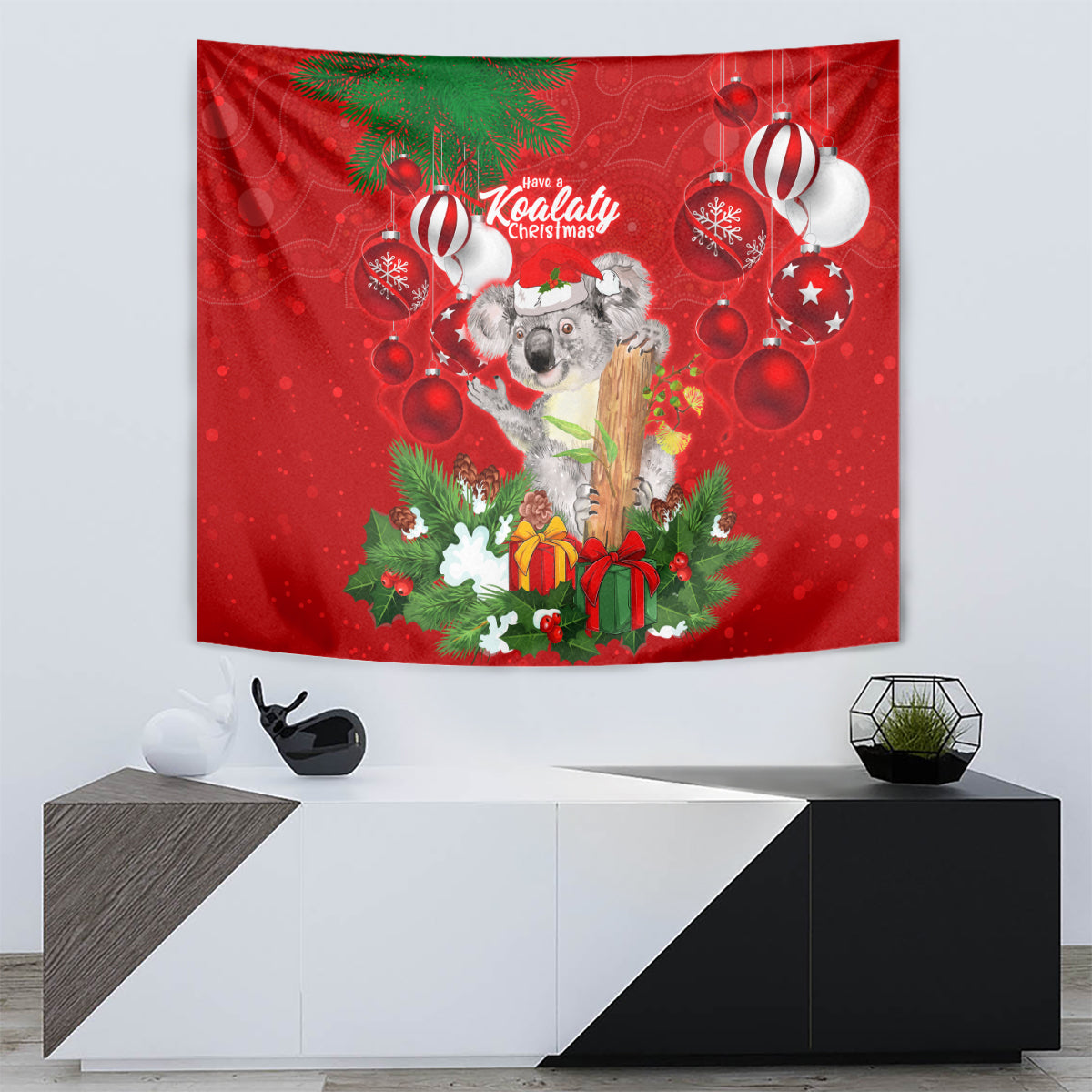 koala-lover-tapestry-australia-merry-christmas-aboriginal