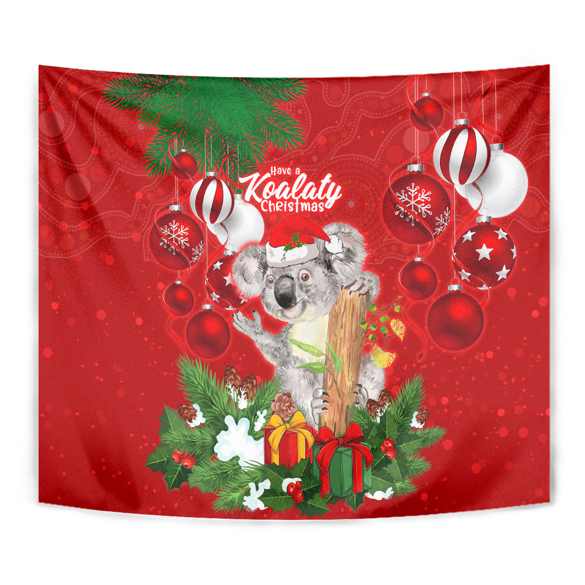 koala-lover-tapestry-australia-merry-christmas-aboriginal