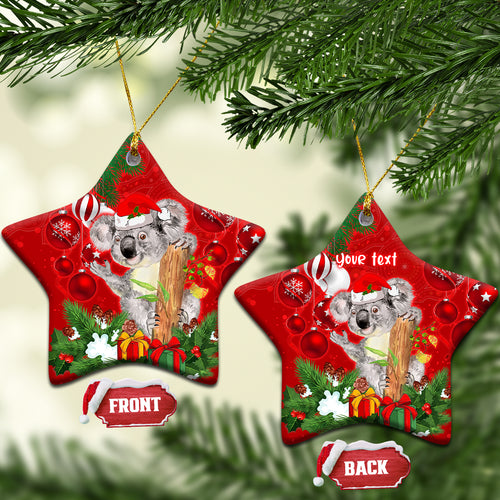 personalised-koala-lover-ceramic-ornament-australia-koalaty-merry-christmas-aboriginal
