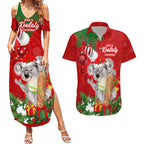 personalised-koala-lover-couples-matching-summer-maxi-dress-and-hawaiian-shirt-australia-koalaty-merry-christmas-aboriginal