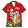 personalised-koala-lover-family-matching-mermaid-dress-and-hawaiian-shirt-australia-koalaty-merry-christmas-aboriginal