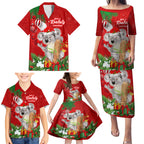 personalised-koala-lover-family-matching-puletasi-dress-and-hawaiian-shirt-australia-koalaty-merry-christmas-aboriginal