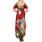 personalised-koala-lover-family-matching-summer-maxi-dress-and-hawaiian-shirt-australia-koalaty-merry-christmas-aboriginal