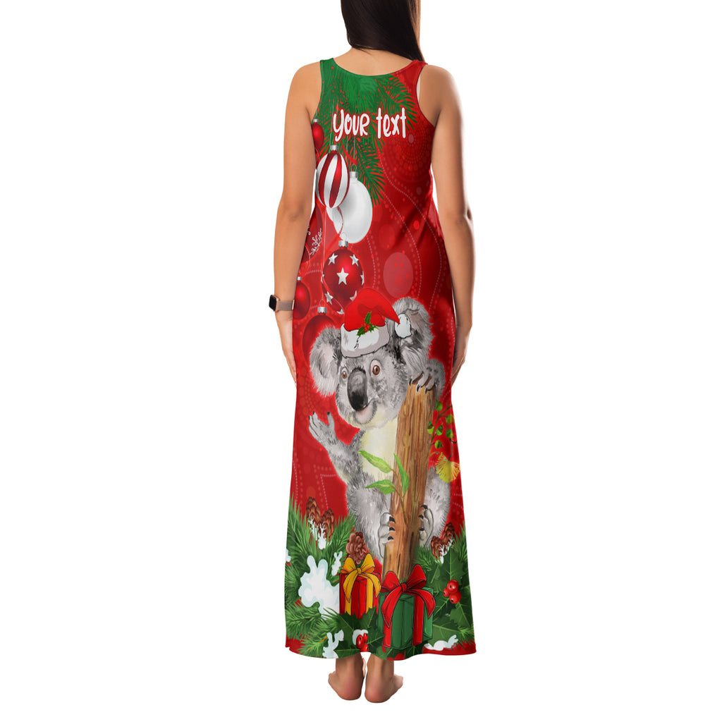 personalised-koala-lover-family-matching-tank-maxi-dress-and-hawaiian-shirt-australia-koalaty-merry-christmas-aboriginal