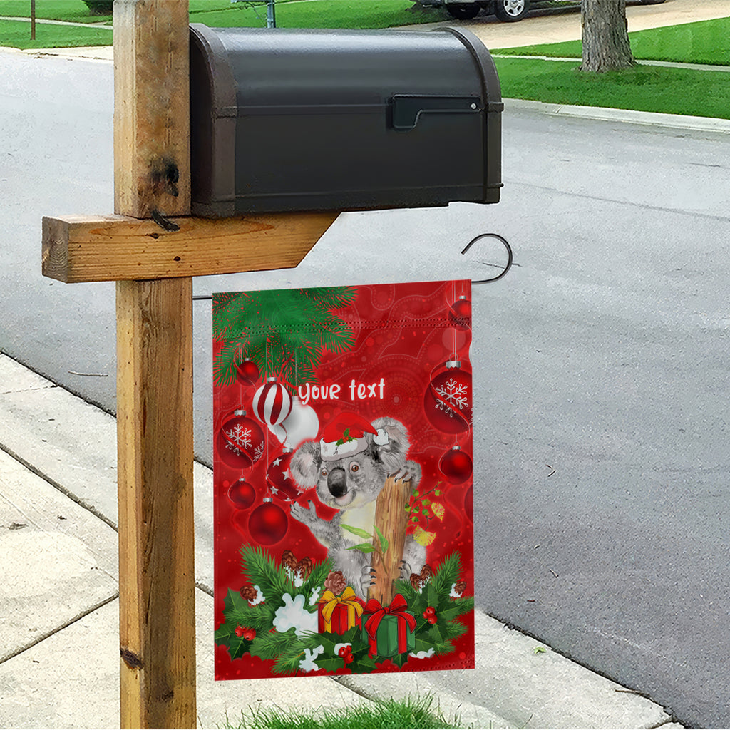personalised-koala-lover-garden-flag-australia-koalaty-merry-christmas-aboriginal