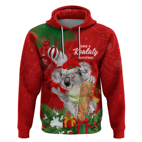 personalised-koala-lover-hoodie-australia-koalaty-merry-christmas-aboriginal