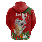 personalised-koala-lover-hoodie-australia-koalaty-merry-christmas-aboriginal