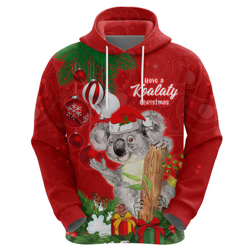 personalised-koala-lover-hoodie-australia-koalaty-merry-christmas-aboriginal